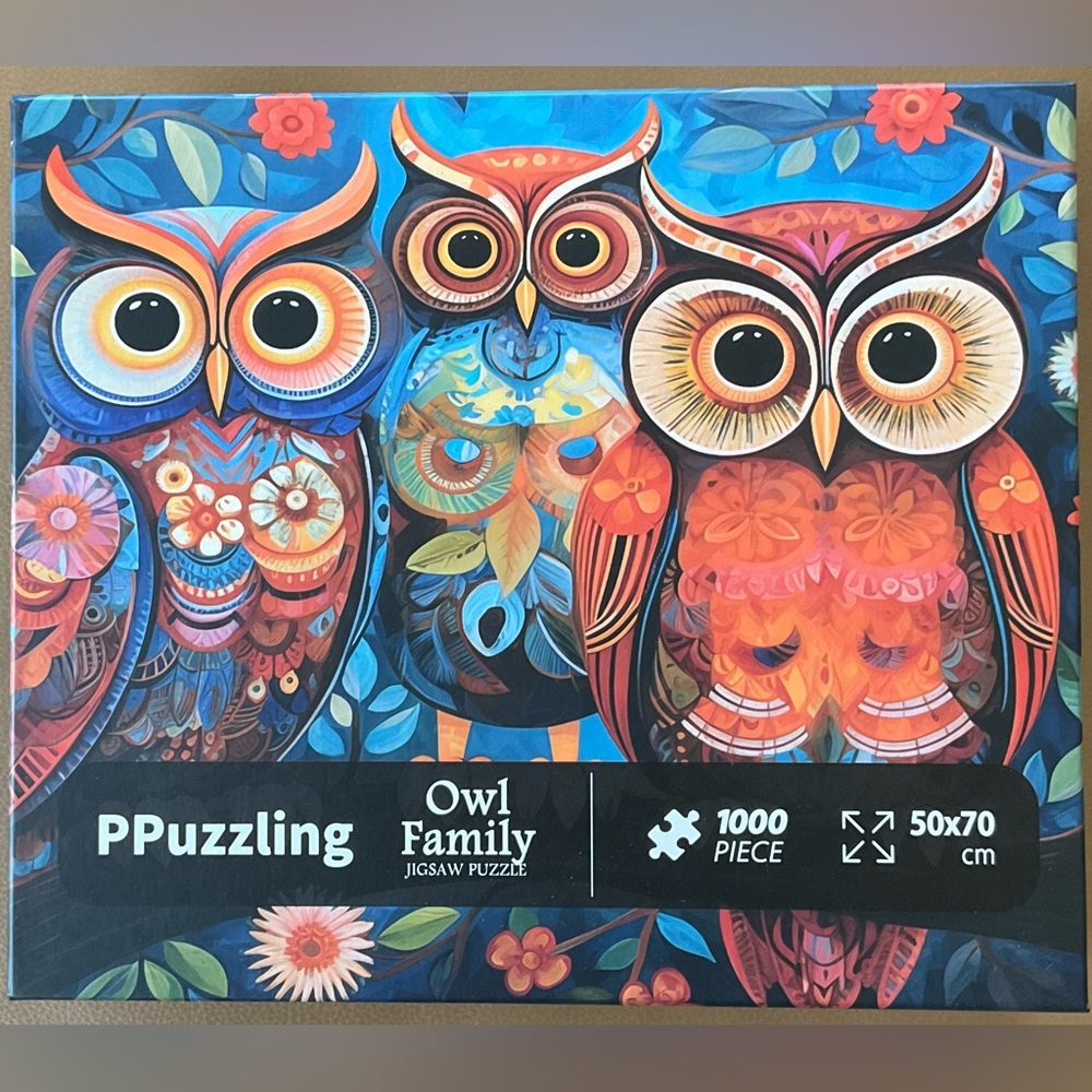 PPuzzling “Owl Family” 1000 piece puzzle